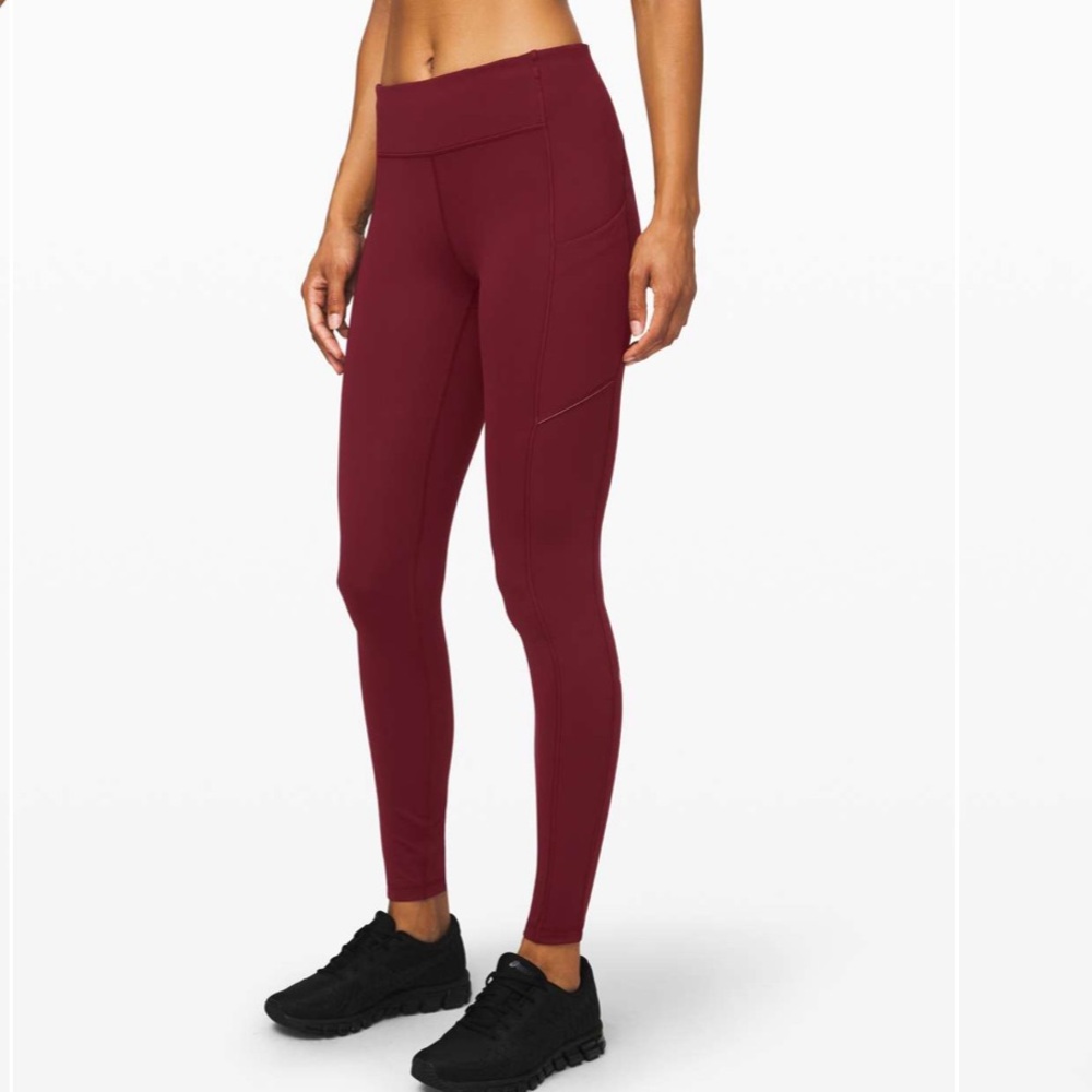 Lululemon High-Rise Speed Up Tights / Leggings with Pockets
